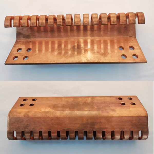 Oxidized vertical copper clamp - Image 2