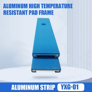 Aluminum high temperature pad bar partition